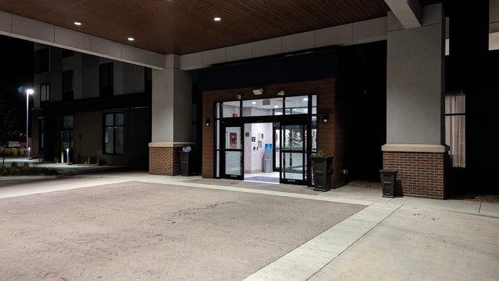 Hampton Inn and Suites Aurora South Denver front door Hampton Inn and Suites Aurora South Denver front door