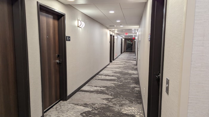 Hampton Inn and Suites Aurora South Denver hallways Hampton Inn and Suites Aurora South Denver hallways