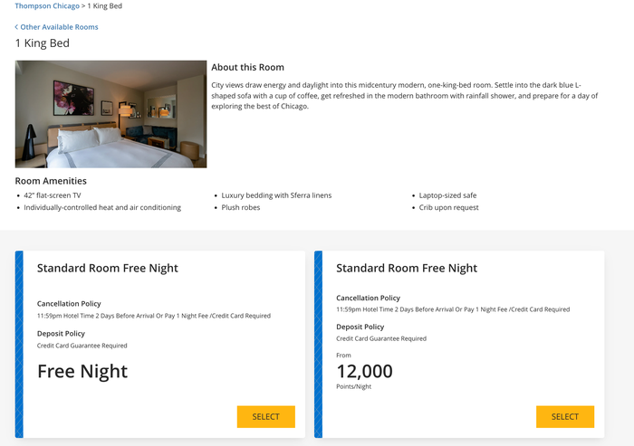 Hyatt Free night booking progress Hyatt Free night booking progress