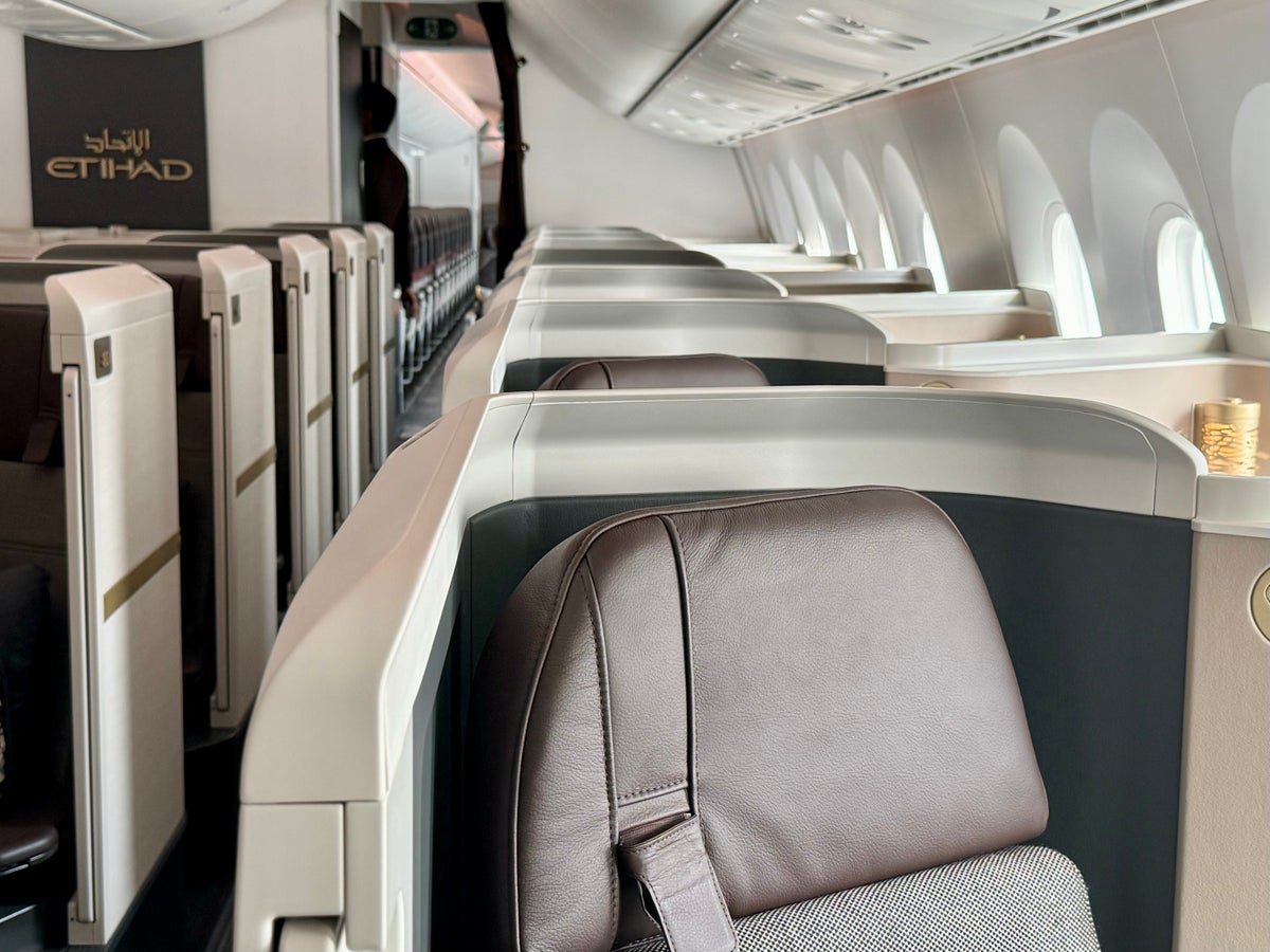 Etihad's Boeing 787-9 business class seat