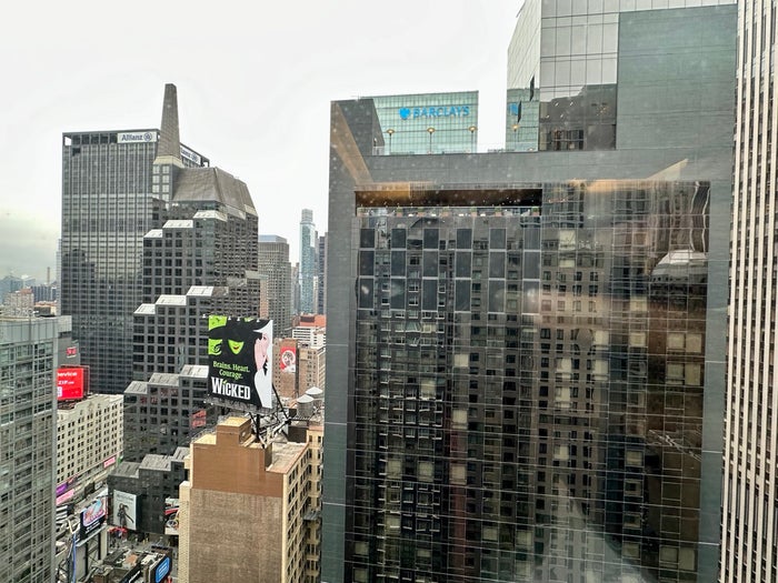 Motto Times Square window Motto Times Square window
