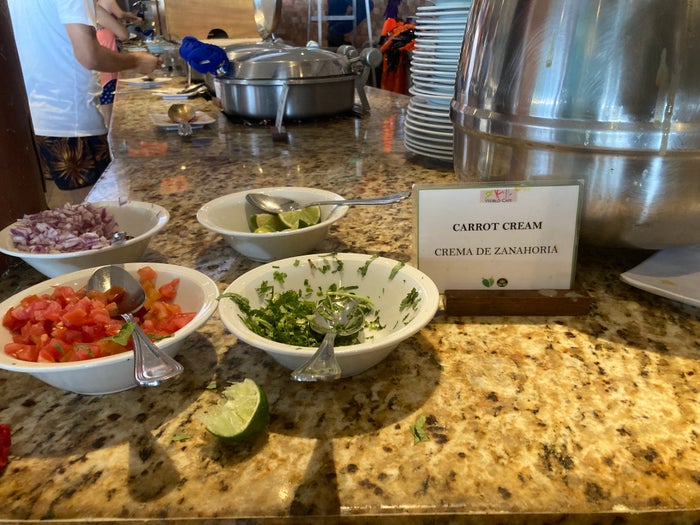 Sunscape Puerto Vallarta Resort Spa World Cafe buffet lunch soups Sunscape Puerto Vallarta Resort Spa World Cafe buffet lunch soups