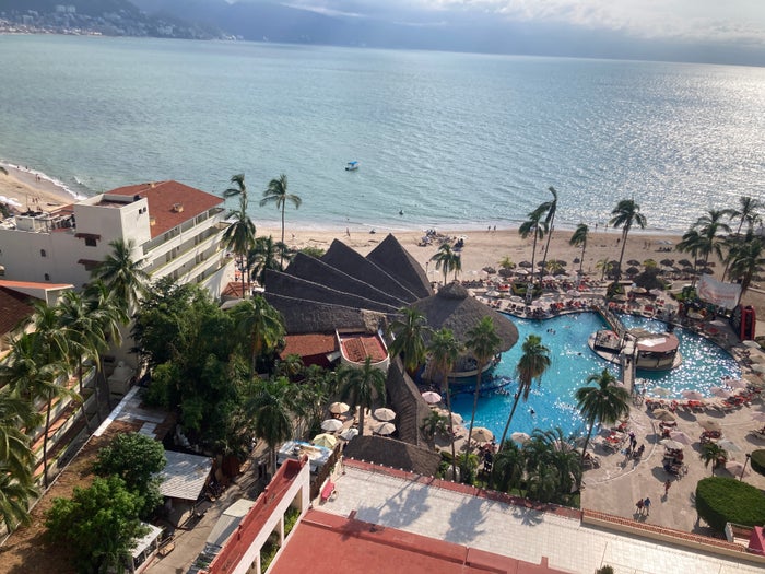 Sunscape Puerto Vallarta Resort Spa romantic suite view from balcony Sunscape Puerto Vallarta Resort Spa romantic suite view from balcony