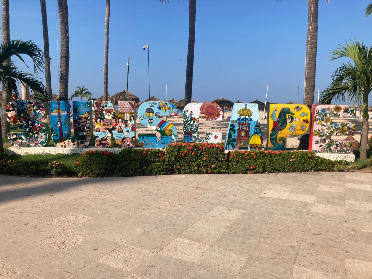 Sunscape Puerto Vallarta Resort Spa sign by beach