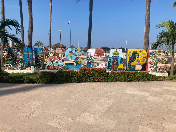 Sunscape Puerto Vallarta Resort Spa sign by beach Sunscape Puerto Vallarta Resort Spa sign by beach