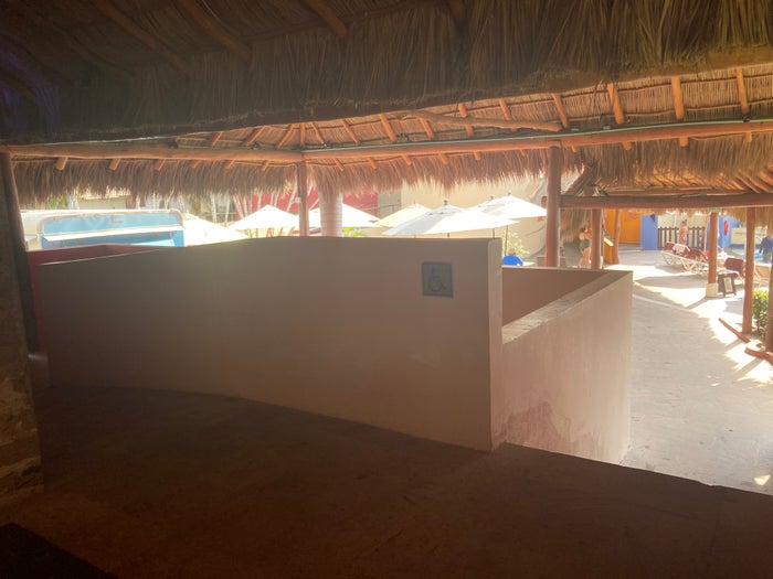 Sunscape Puerto Vallarta Resort Spa wheelchair ramp to pool and buffet Sunscape Puerto Vallarta Resort Spa wheelchair ramp to pool and buffet