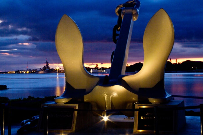 USS Arizona Anchor USS Arizona Anchor