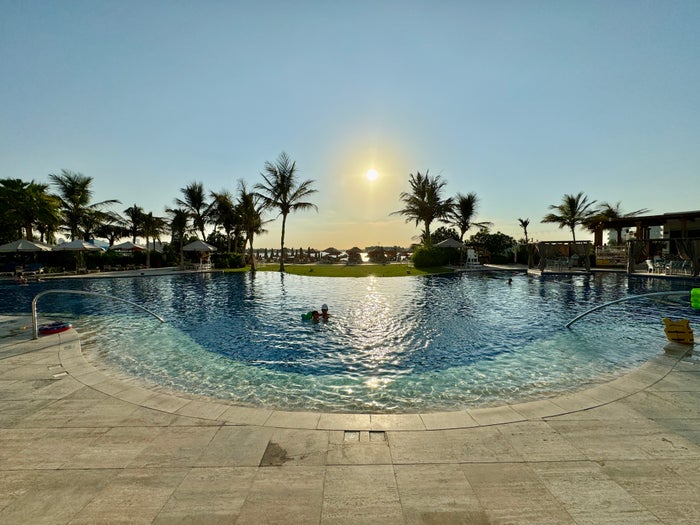 Waldorf Astoria Dubai Palm Jumeirah View From Family Pool Waldorf Astoria Dubai Palm Jumeirah View From Family Pool