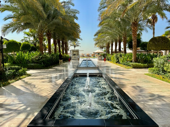 Waldorf Astoria Dubai Palm Jumeirah Walkway to Family Pool