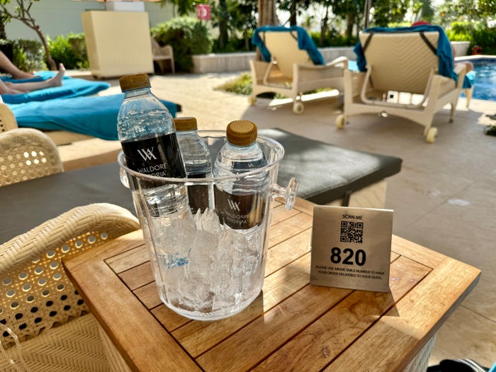 Waldorf Astoria Dubai Palm Jumeirah Water Bucket