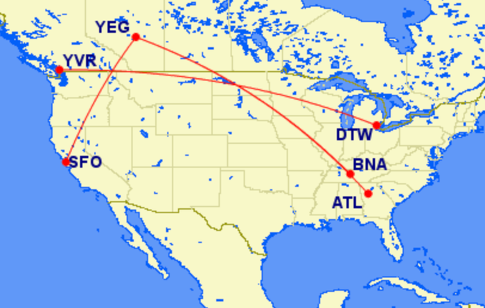 WestJet Routes For Summer Season 24 WestJet Routes For Summer Season 24