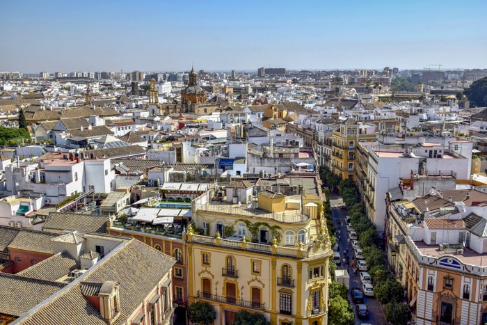 seville spain skyline seville spain skyline
