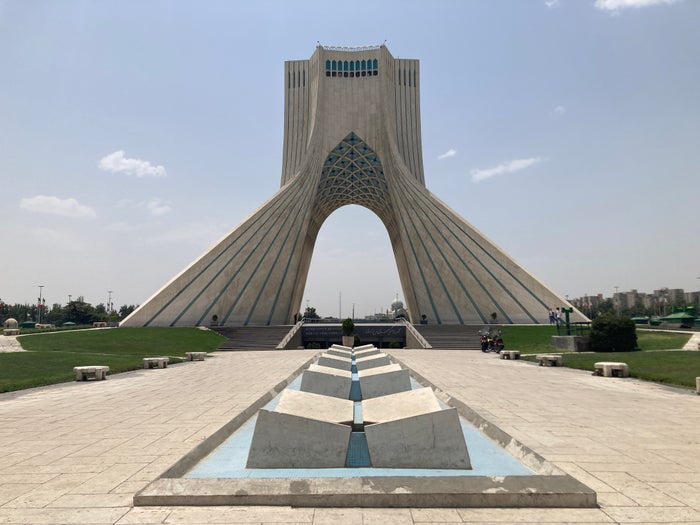 Azadi Tower in Tehran Iran Azadi Tower in Tehran Iran