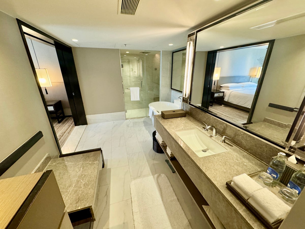 Bangkok Marriott Marquis Bathroom Vanity and Storage