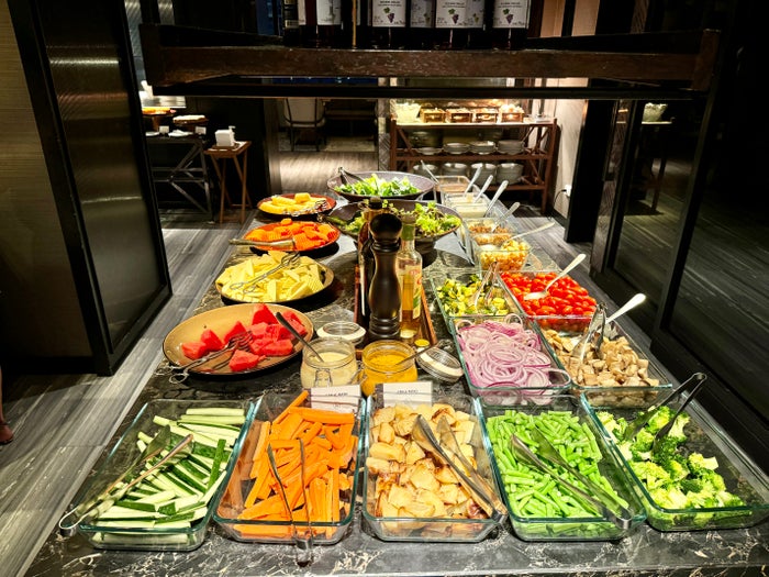 Bangkok Marriott Marquis M Club Dinner Salad Bar Bangkok Marriott Marquis M Club Dinner Salad Bar