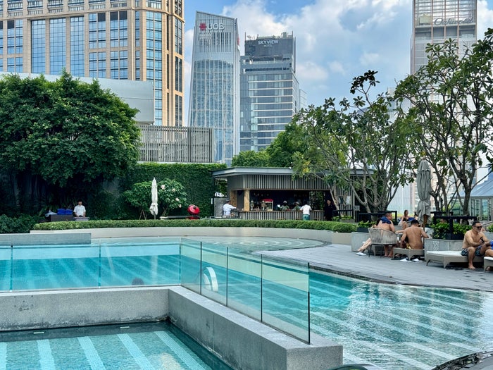 Bangkok Marriott Marquis Pool Deck Bangkok Marriott Marquis Pool Deck