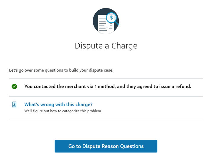 Capital One dispute process merchant contact confirmation Capital One dispute process merchant contact confirmation