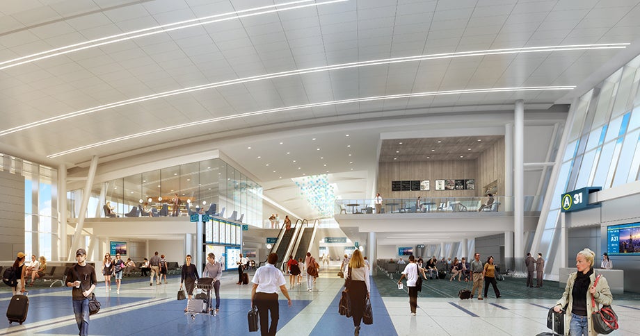 Charlotte Douglas International Airport CLT Concourse A expansion