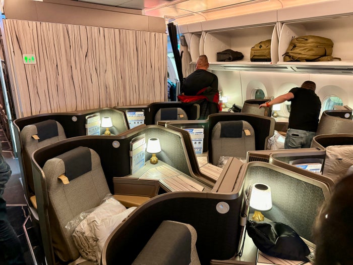 China Airlines Business Class China Airlines A350 Business Class Cabin Rear