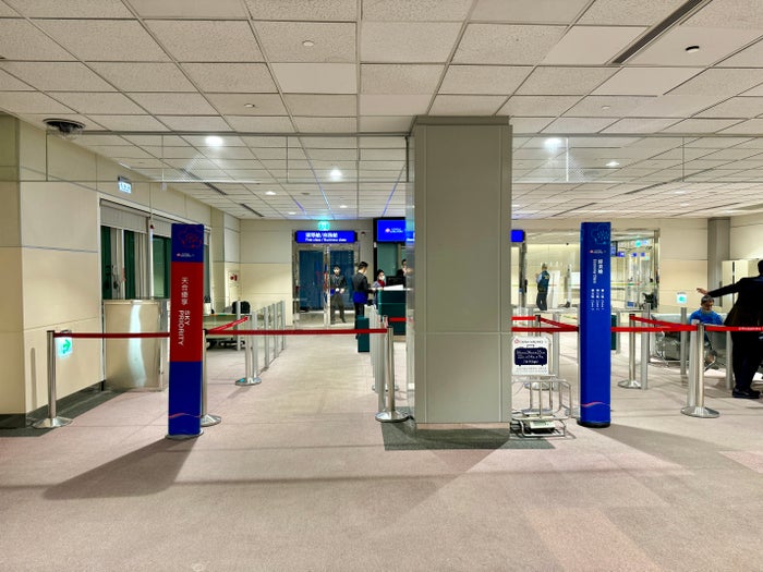 China Airlines A350 Business Class Gate D7 Boarding Area China Airlines A350 Business Class Gate D7 Boarding Area