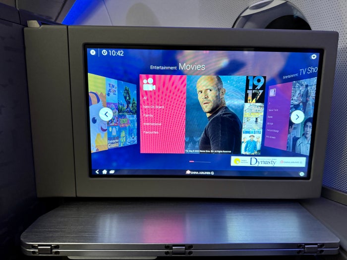 China Airlines A350 Business Class IFE Movies China Airlines A350 Business Class IFE Movies