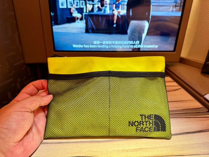 China Airlines A350 Business Class North Face Amenity Kit China Airlines A350 Business Class North Face Amenity Kit