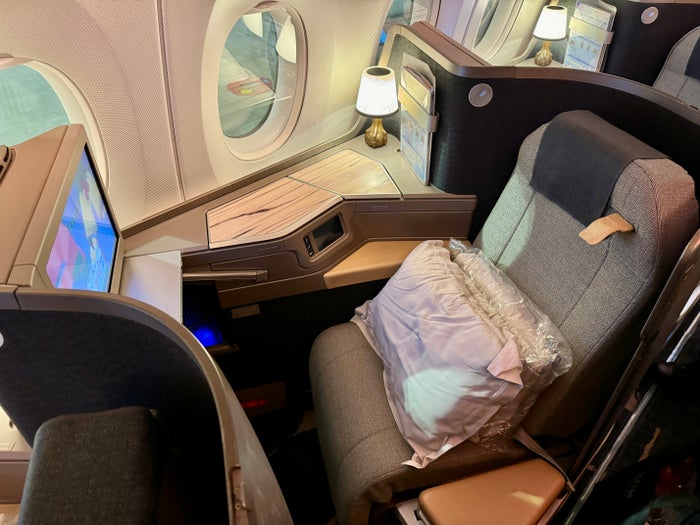 China Airlines A350 Business Class Seat 15K