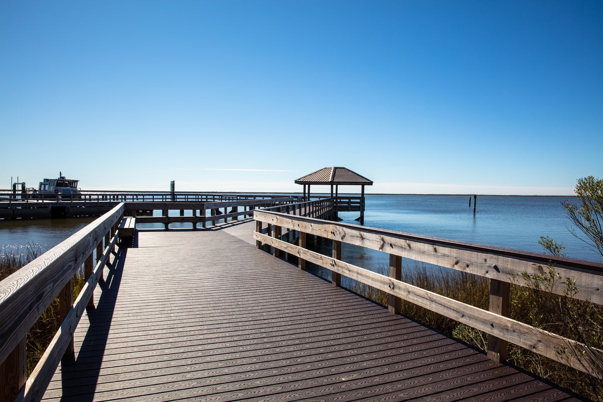 Davis Bayou Fishing Pier Davis Bayou Fishing Pier