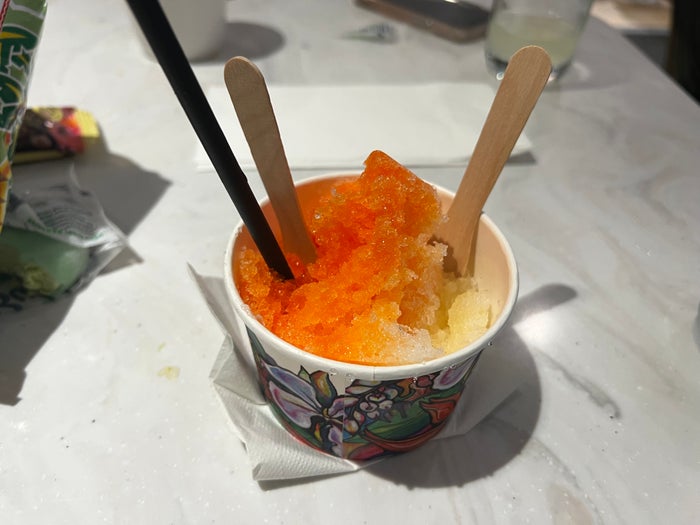 Delta Sky Club HNL Shaved Ice Delta Sky Club HNL Shaved Ice