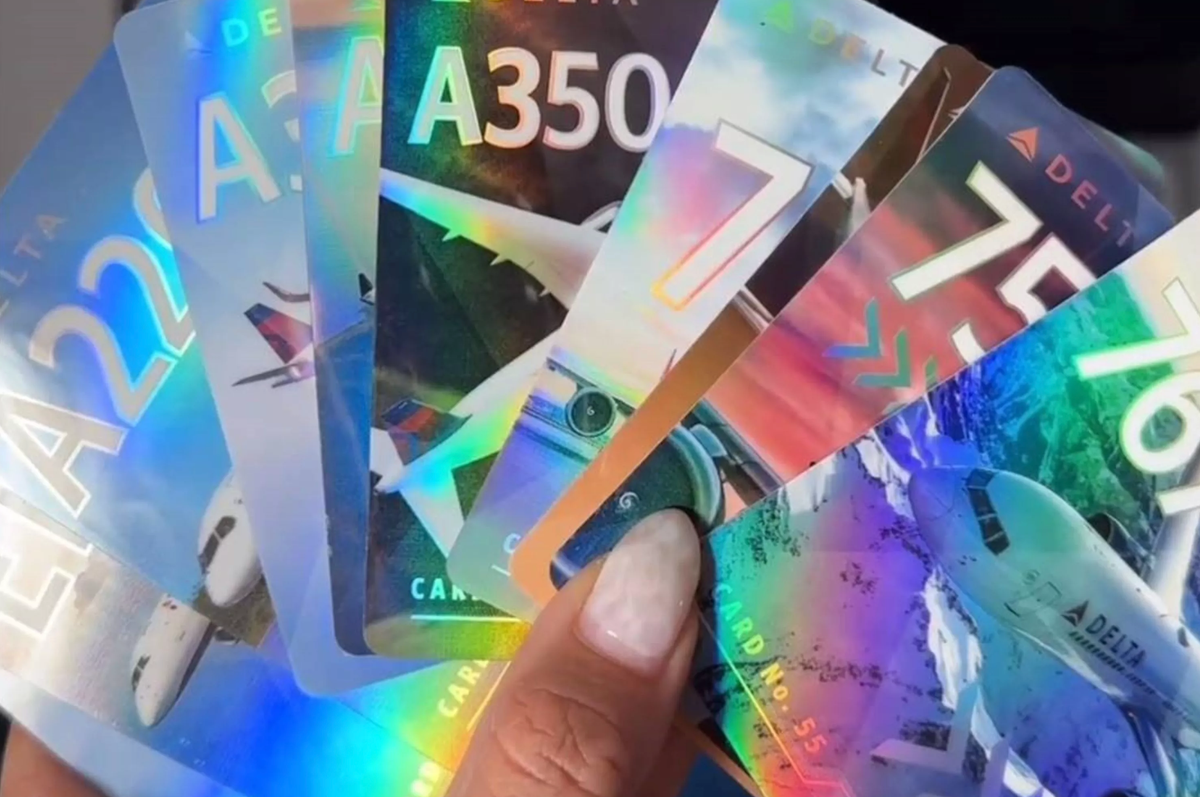 Did You Know You Can Collect Aircraft Trading Cards on Delta?