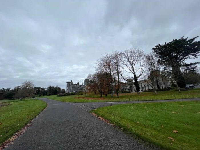 Dromoland Castle Entrance From Outer Wall Dromoland Castle Entrance From Outer Wall