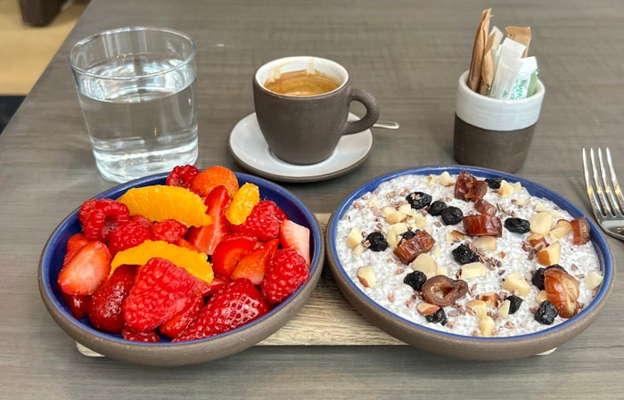 Equinox Hotel NYC breakfast Equinox Hotel NYC breakfast