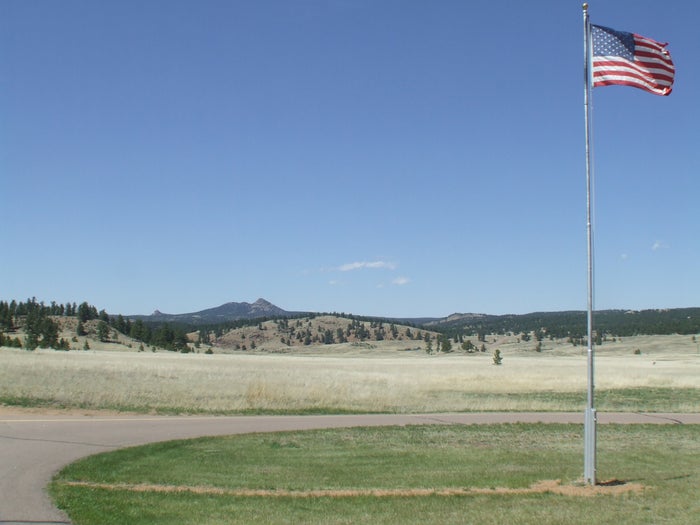 Florissant Fossil Beds American Flag Florissant Fossil Beds American Flag
