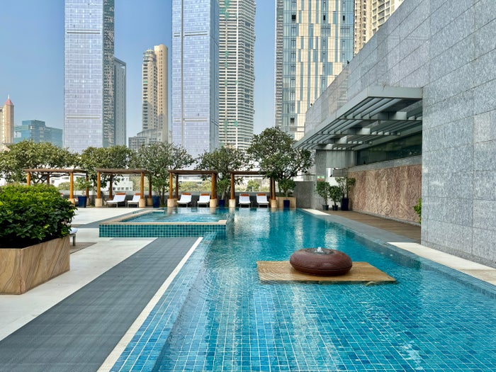 Four Seasons Mumbai Pool Overview Four Seasons Mumbai Pool Overview