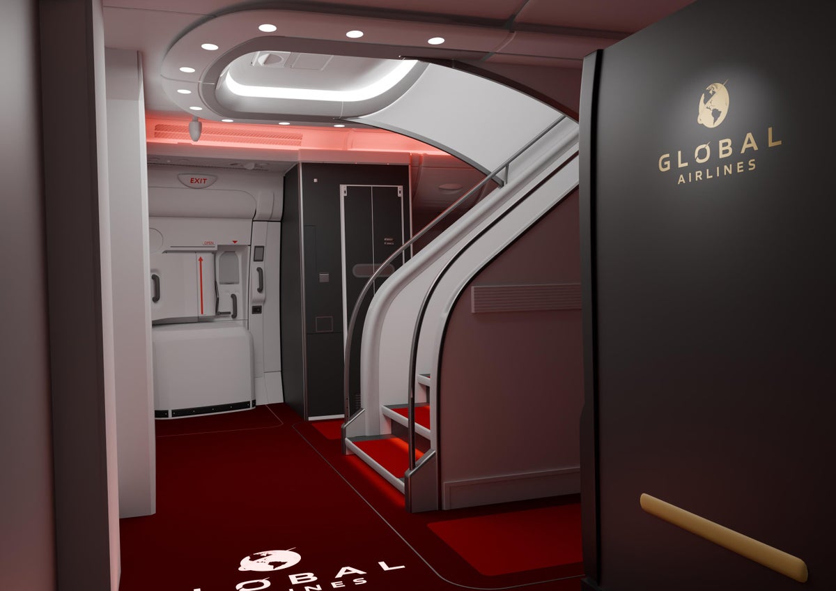 Global Airlines Teases Design of Premium Cabins