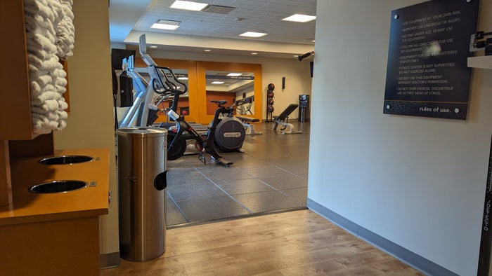 Hampton Inn Houston Downtown amenities fitness center