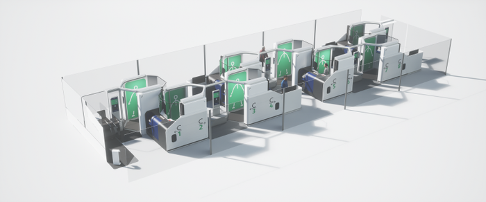 Micro X self screening pod concept design Micro X self screening pod concept design