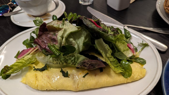 Motto by Hilton New York City Times Square Alderman French omelet Motto by Hilton New York City Times Square Alderman French omelet