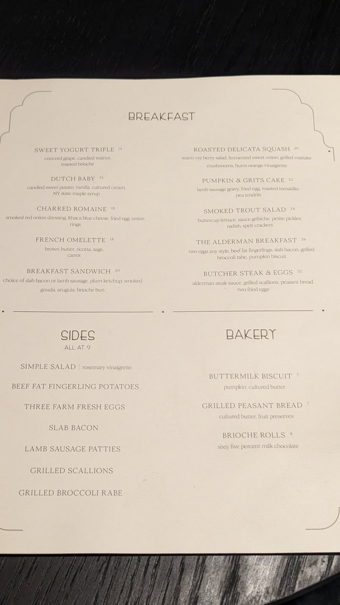 Motto by Hilton New York City Times Square food and beverage Alderman menu drinks Motto by Hilton New York City Times Square food and beverage Alderman menu drinks