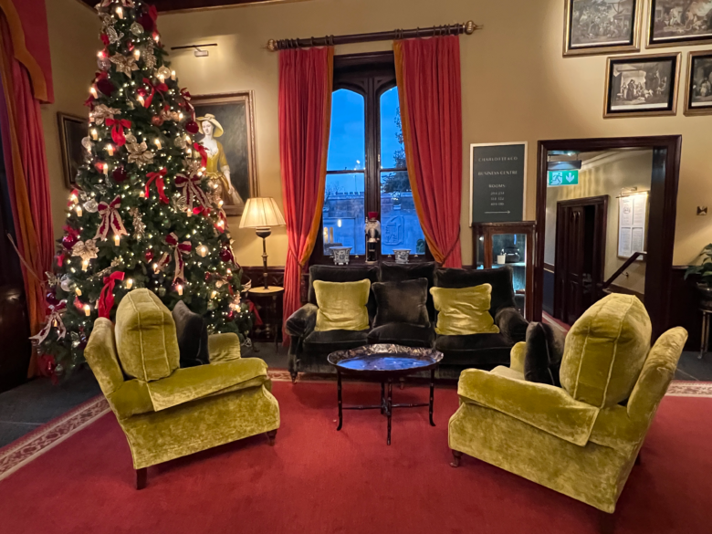 Dromoland Castle Lobby Christmas Tree