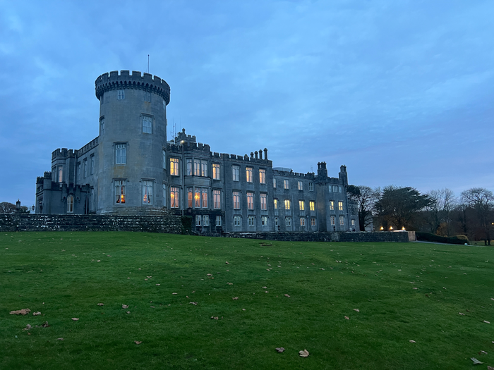 Dromoland Castle Exterior at night Dromoland Castle Exterior at night