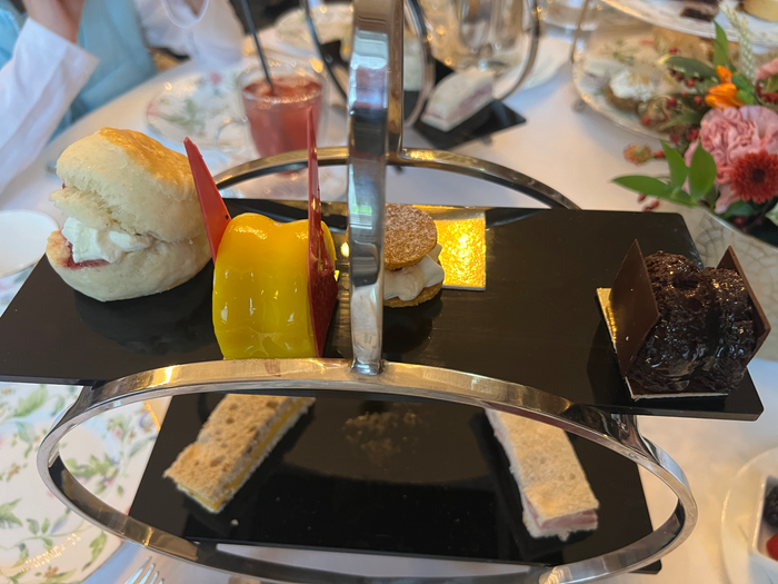 Dromoland Castle Mrs. White's Afternoon Tea desserts Dromoland Castle Mrs. White's Afternoon Tea desserts