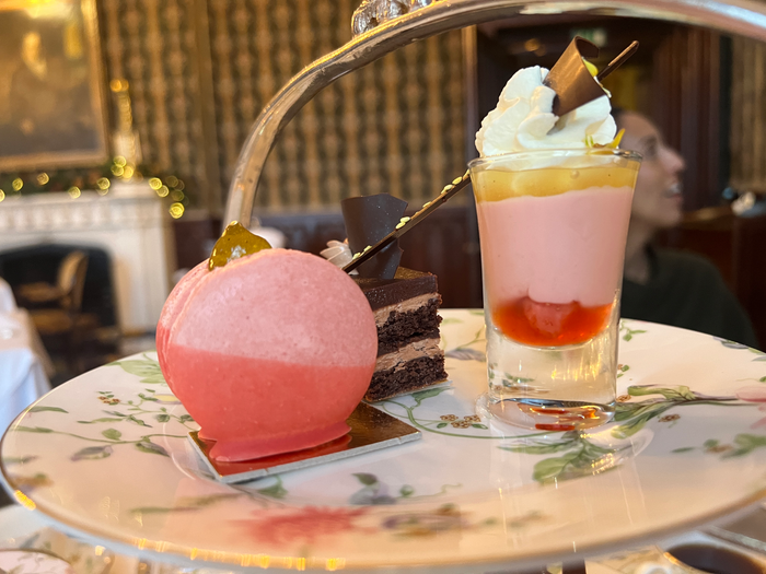 Dromoland Castle Mrs. White's Afternoon Tea desserts Dromoland Castle Mrs. White's Afternoon Tea dessert