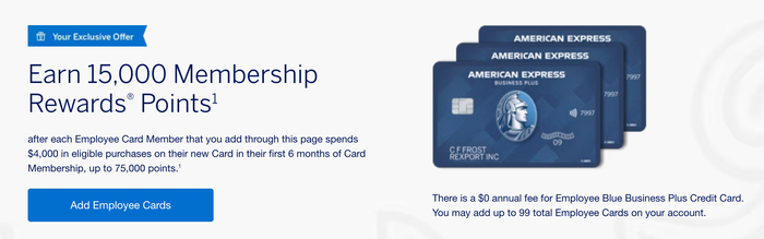 Amex Business AU Bonus Screenshot Amex Business AU Bonus Screenshot