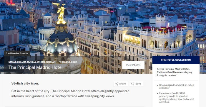 Amex Hotel Collection The Principal