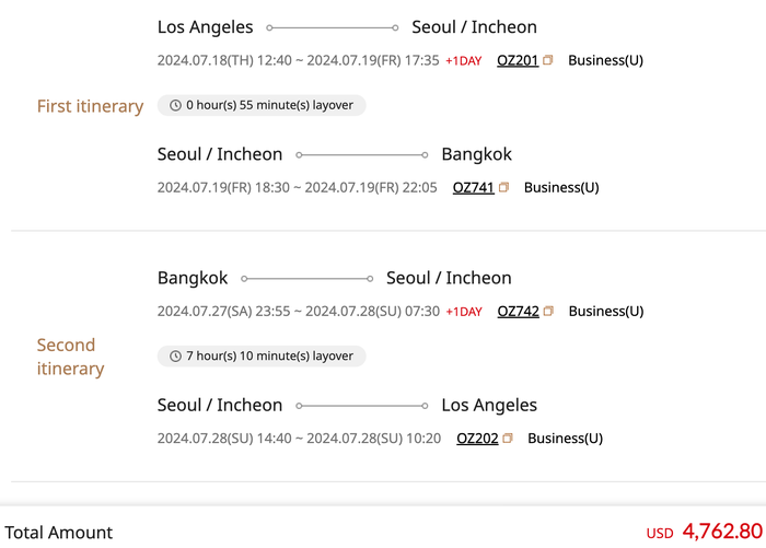Asiana flight deal Asiana flight deal