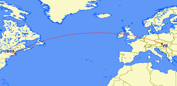 Austrian Vienna to Boston Austrian Vienna to Boston