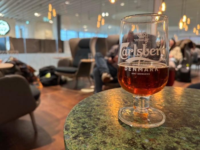 Carlsberg Aviator Lounge at Copenhagen Airport, Kastrup [Review]