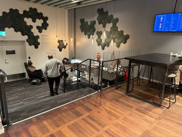 Carlsberg Aviator Lounge CPH recessed seating area
