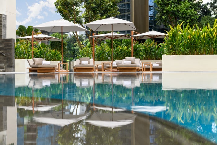 Conrad Singapore Orchard Outdoor Pool Conrad Singapore Orchard Outdoor Pool